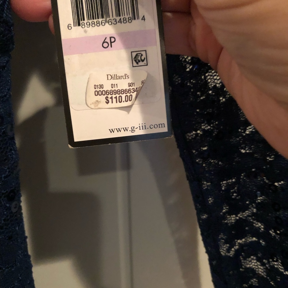 Beautiful Blue Jessica Howard Dress size 6p - Picture 7 of 12